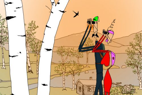 Un court avant le long