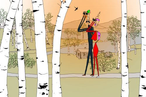 Un court avant le long